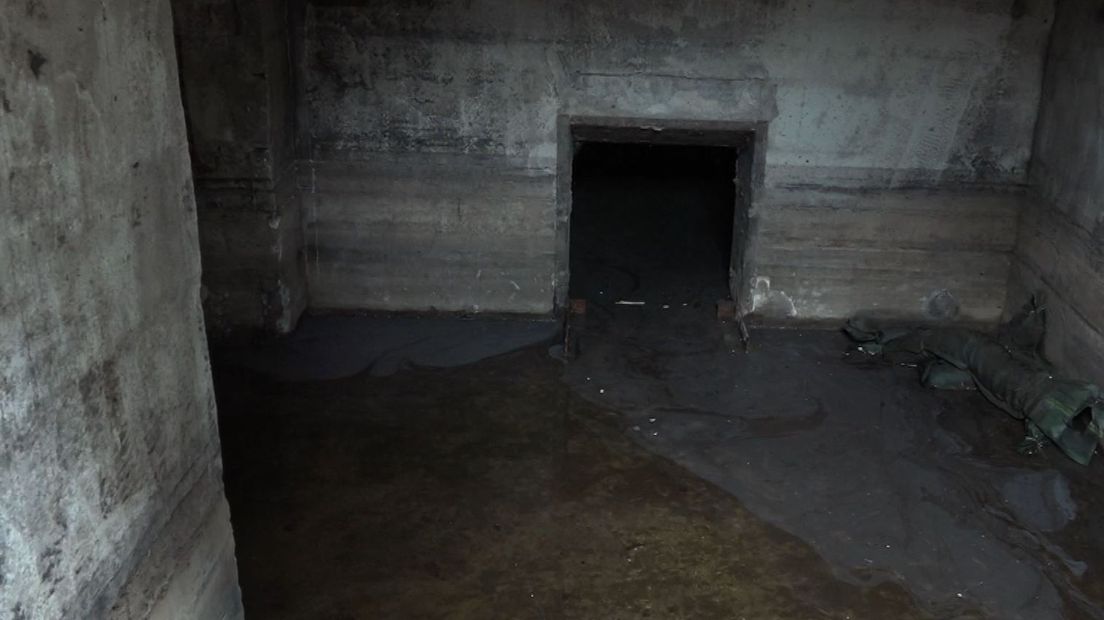 Een deel van het ondergrondse gangenstelsel van het crystal meth-lab bij Ambt Delden.