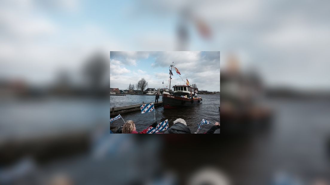 De boat fan Sint Piter leit oan