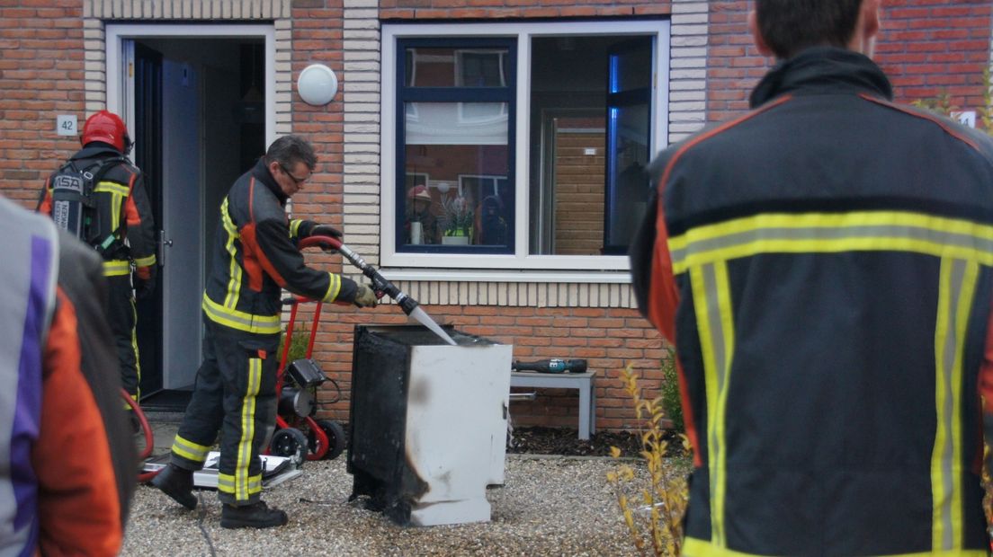 De vaatwasser kon snel worden geblust