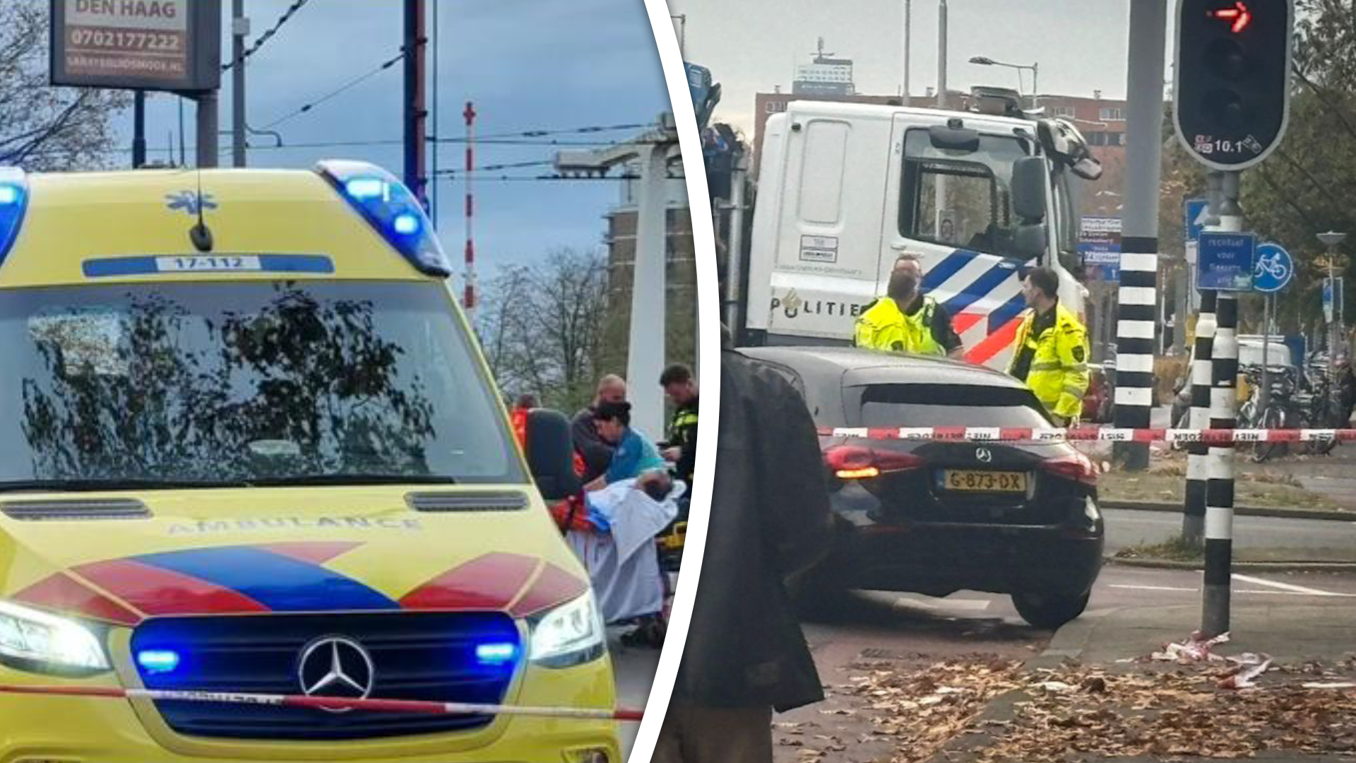 Meerdere botsingen en gewonde voetganger tijdens wilde achtervolging politie.