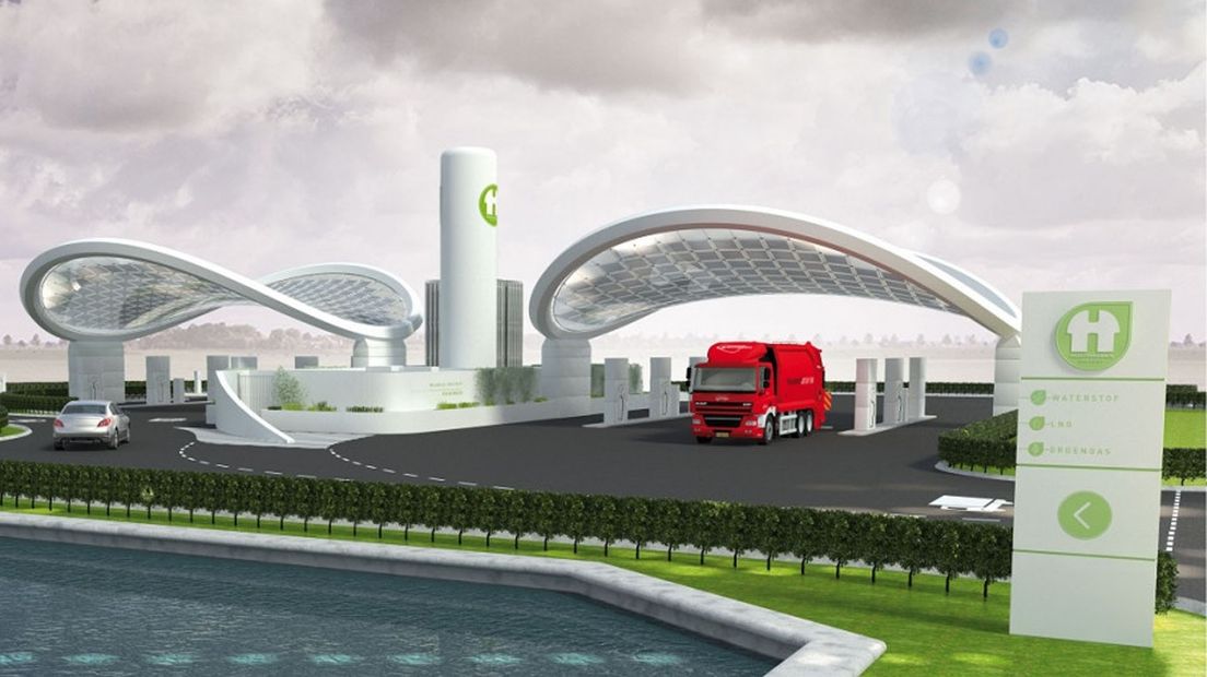 Zo komen de waterstoftankstations eruit te zien