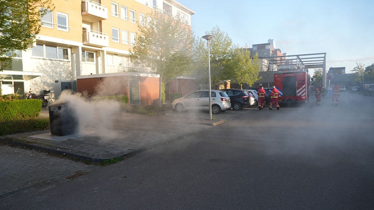 112-nieuws: Brand in ondergrondse container in Stad