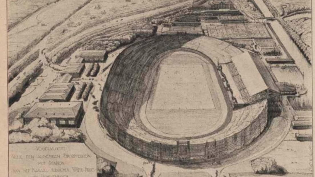 Olympisch Stadion op Scheveningen | Beeld via Haags Historisch Museum
