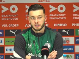 Justin Bijlow na afloop van PSV-Feyenoord