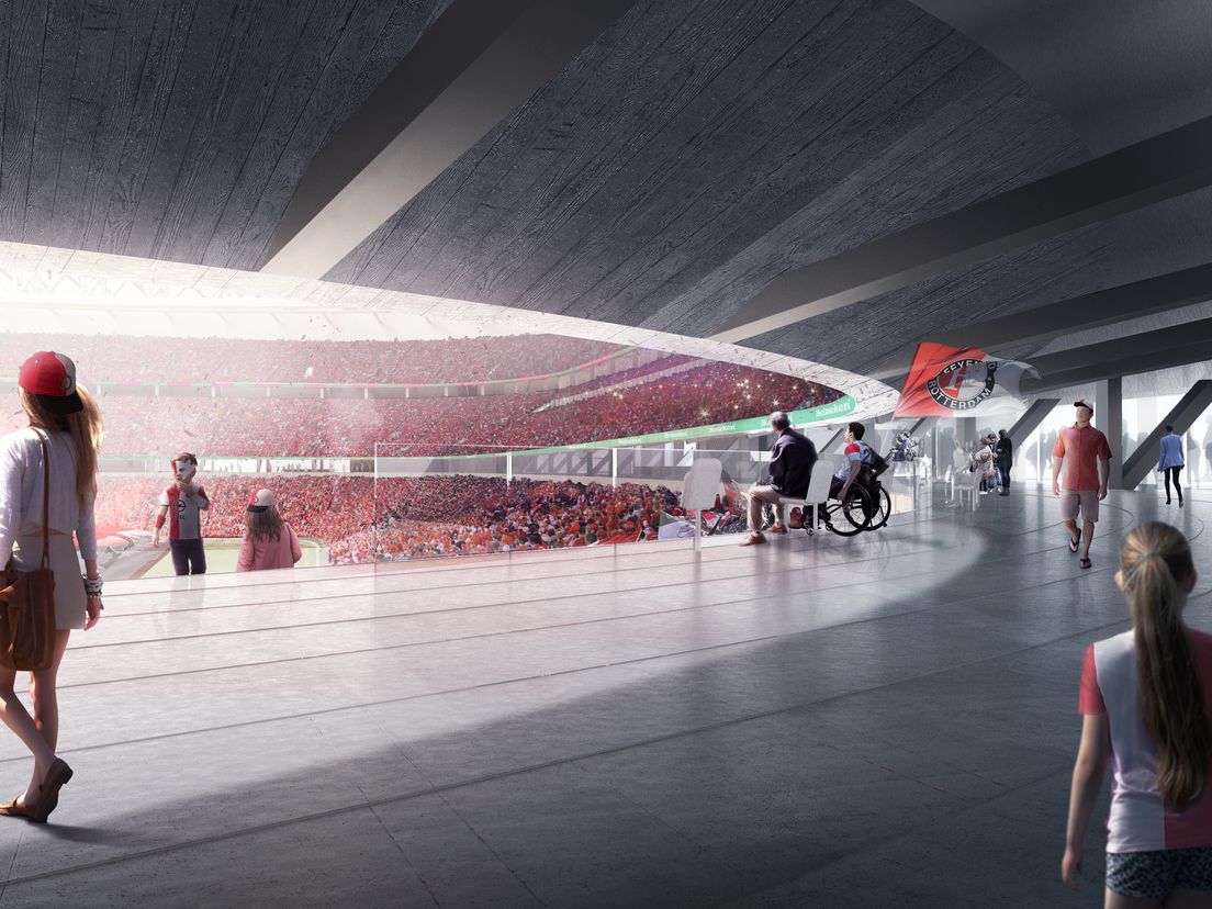 Nieuwe Feyenoord Stadion. Copyright OMA