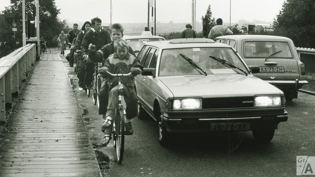 De Gerrit Krolbrug in 1985