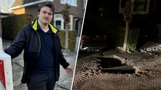 'Tikkende tijdbom onder het wegdek': Tycho (22) fietst in sinkhole
