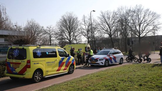 Fatbikers botsen • scooterrijder gewond