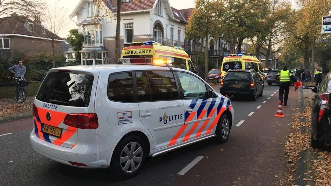 Vrouw gewond bij ongeluk in Deventer
