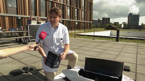 Lancering van eerste medische dronevlucht in Nederland