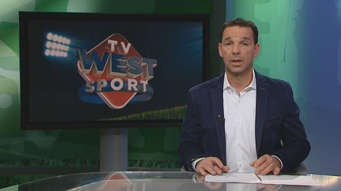 Herman Nanninga  in de sportuitzending (fragment uit uitzending)