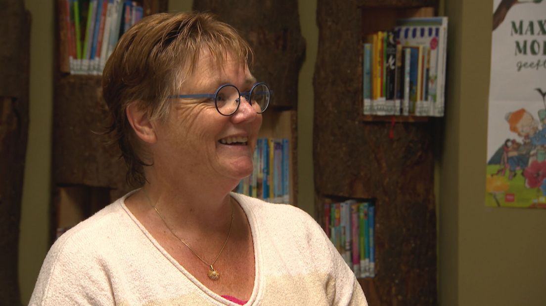 Sandra zette in 2019 een eigen bibliotheek in Garderen op