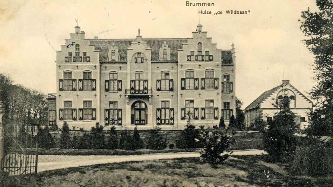 Huize de Wildbaan in 1911.