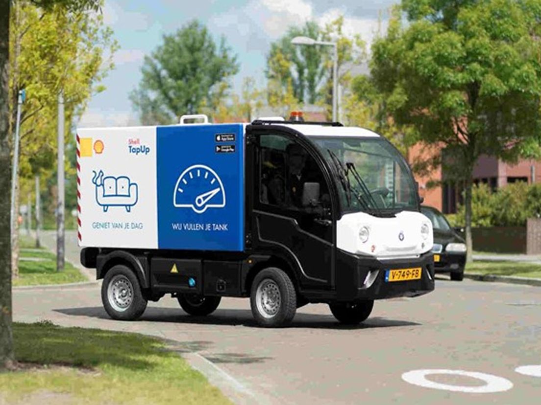 Shell's mobiele tankwagen TapUp