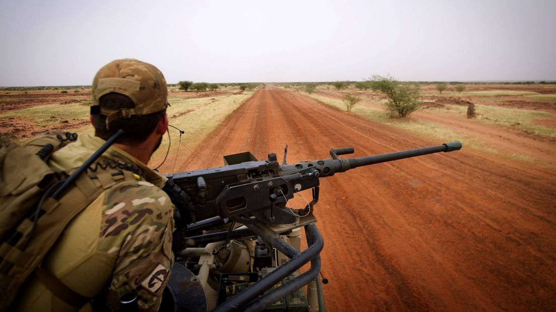 Nederlandse commandos tijdens een patrouille in Mali