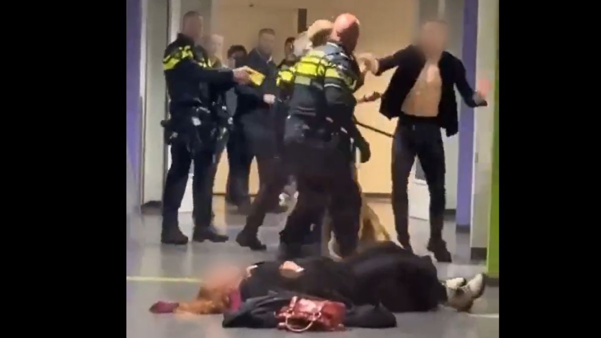 Zwangere vrouw die werd weggetrokken door agent: 'Ik wilde gewoon een vraag stellen'