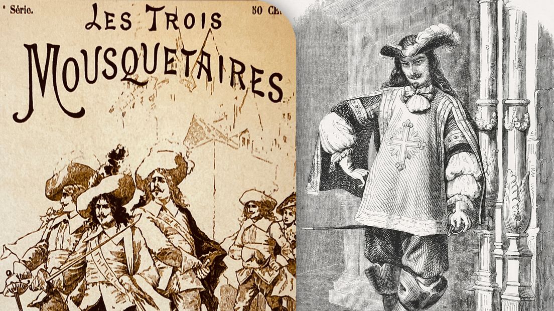 La novela de Dumas y el personaje de d'Artagnan tal como se presenta en la novela.