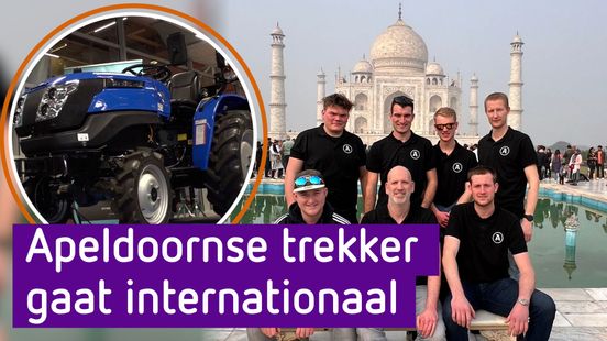 Apeldoornse mbo'ers trekken internationale aandacht met omgebouwde tractor