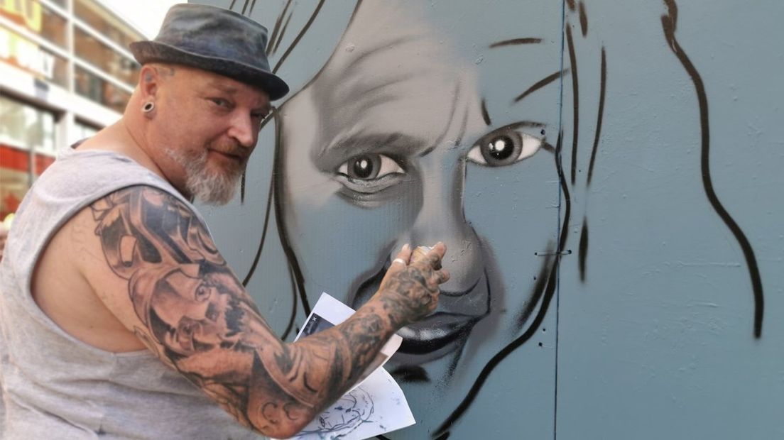 Er is alle ruimte voor street art tijdens het festival Streets of Chuck Deely. 