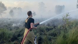 Aanhoudende natuurbrand legt al meer dan 20 hectare in de as