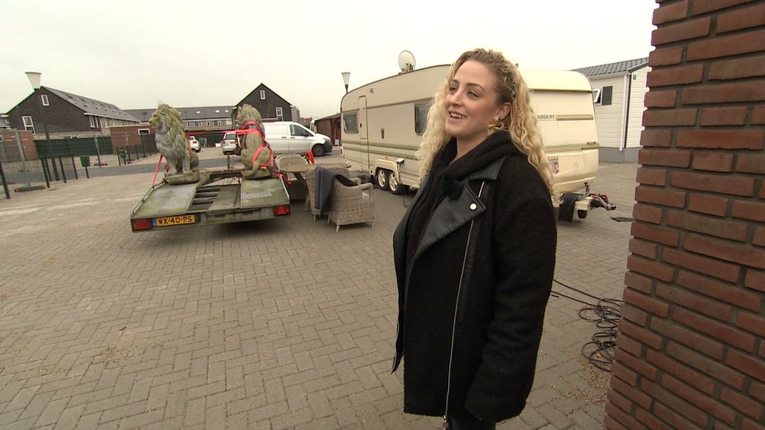 Annie Doorn woont op het woonwagenkamp in Zoetermeer