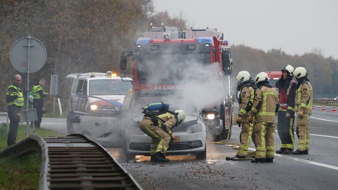 Autobrand oprit A28