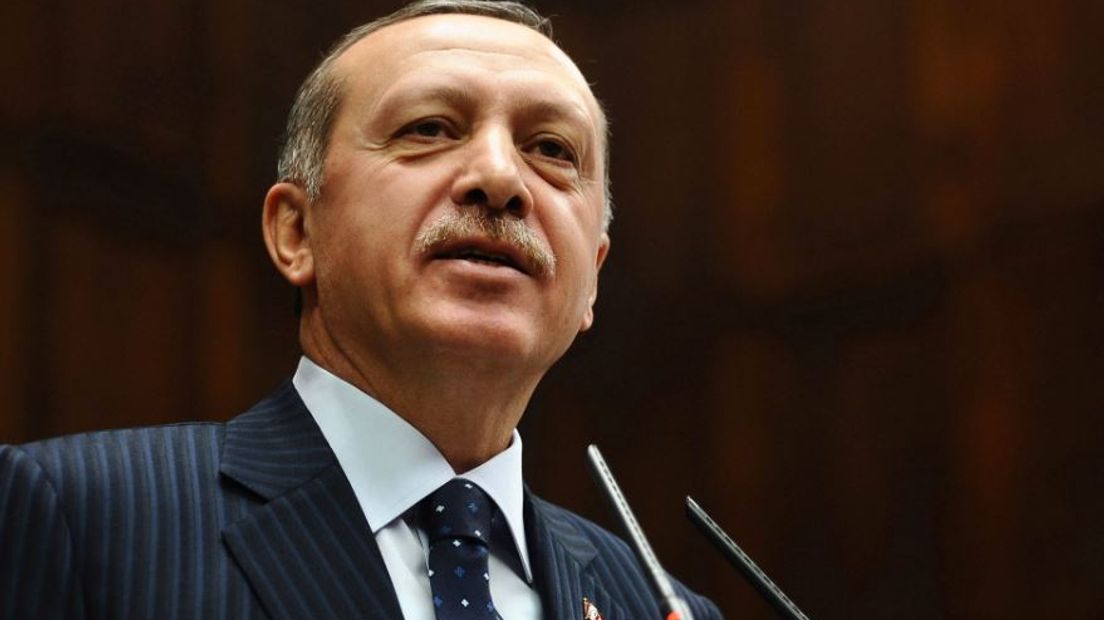 De Turkse president Erdogan.