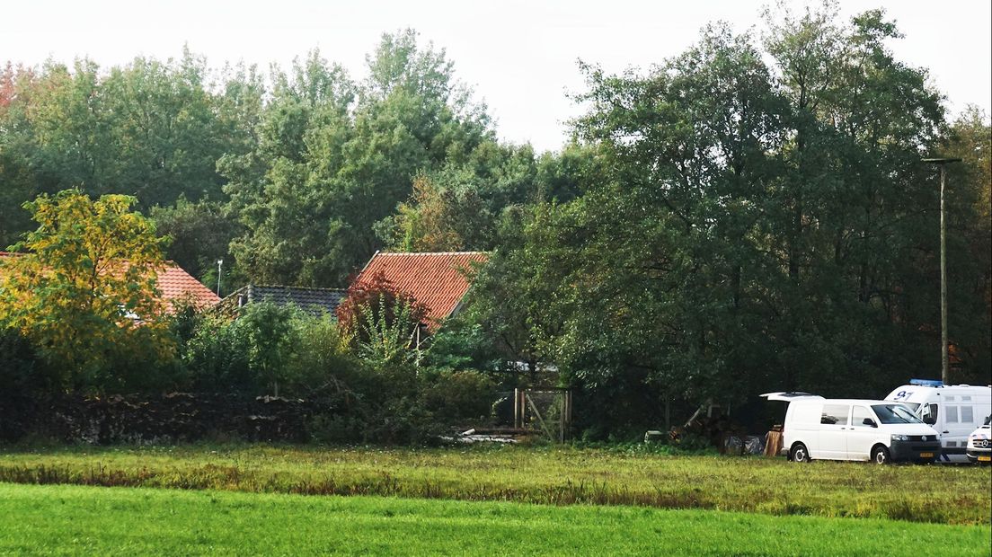 De boerderij in het Drentse Ruinerwold, waar het gezin werd ontdekt