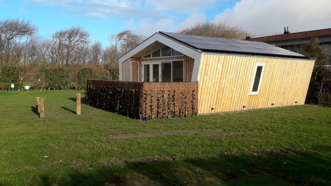 Een circulair gebouwd vakantiehuisje