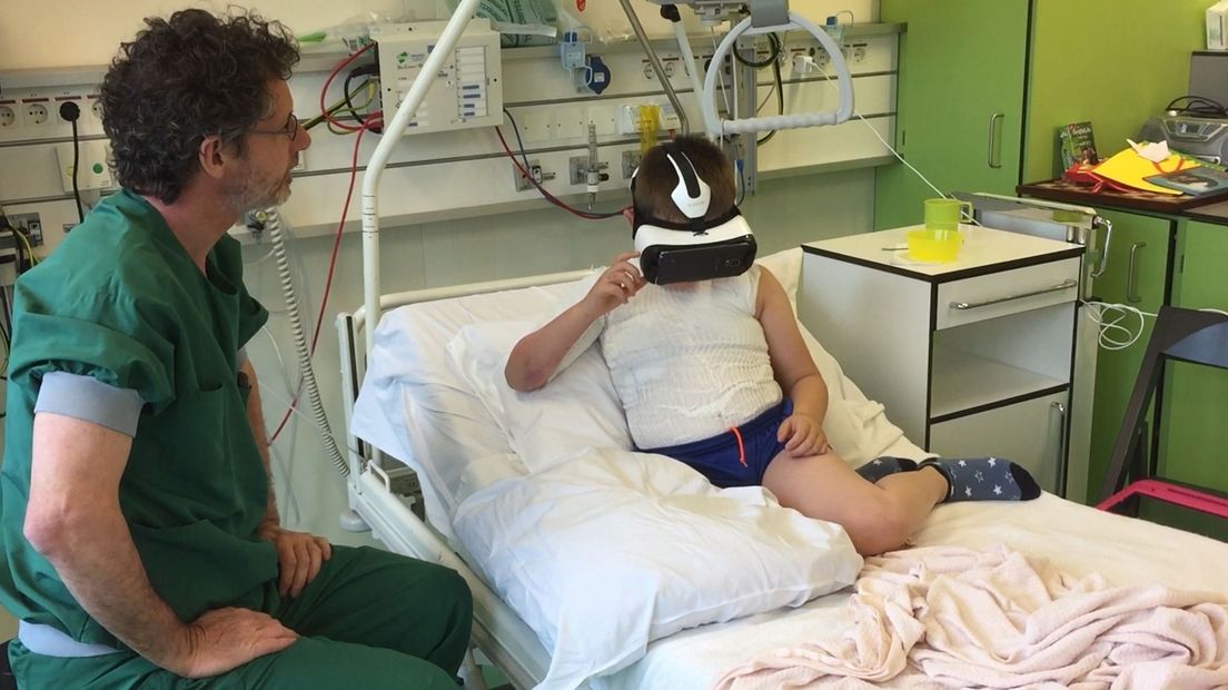 In het Martini Ziekenhuis wordt de virtual reality-bril al langer toegepast