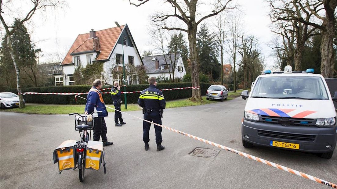 Het hele weekend is uitgebreid onderzoek gedaan bij de villa van Everink