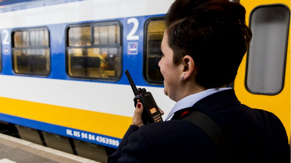 Een conductrice bij Sprinter