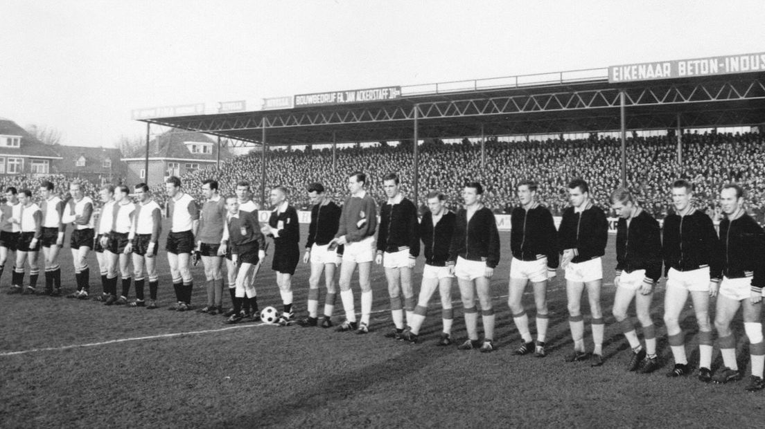 De wedstrijd in 1963 tegen Feyenoord