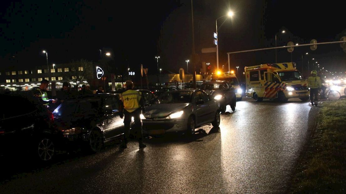 Kettingbotsing in Zwolle