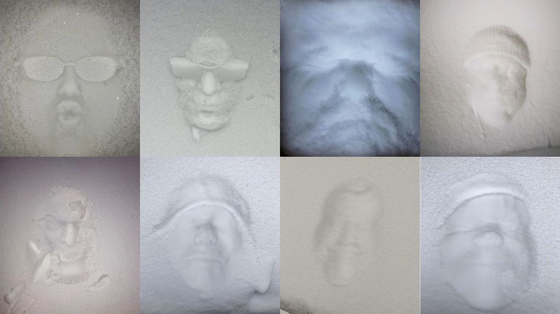 De snowface challenge: jullie creaties