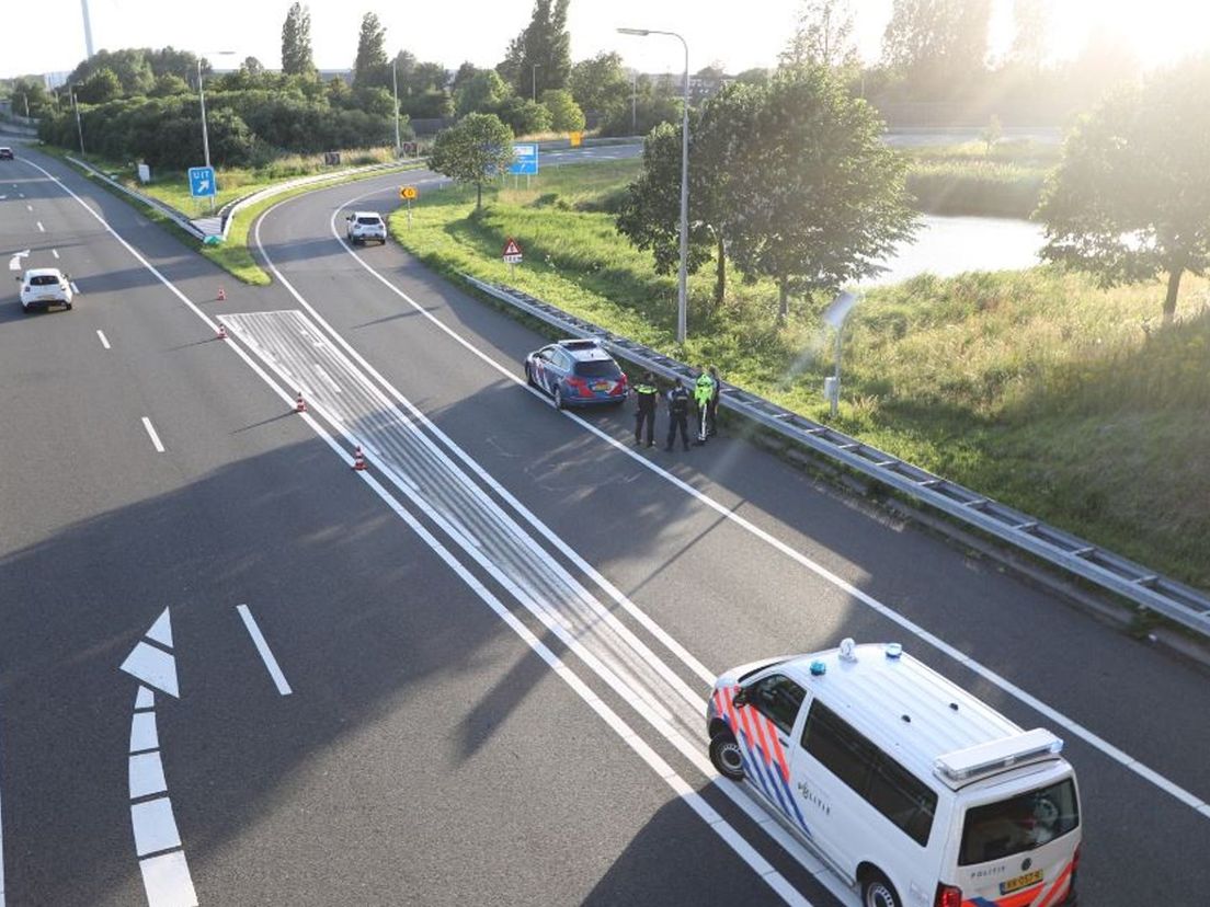 Aanhouding Delano G. op de A4 bij Leidschendam