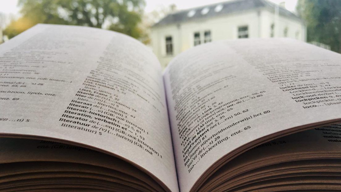 Ken jij het woordenboek uit je hoofd? (Rechten: Wolter Klok/RTV Drenthe)