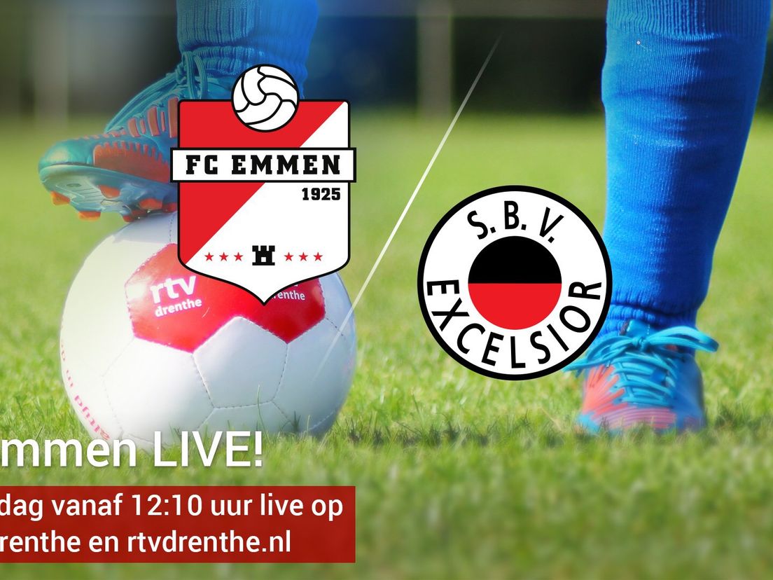 Volg FC Emmen - Excelsior van minuut tot minuut