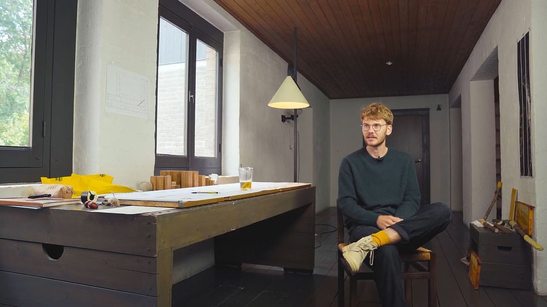 Stef Veldhuis is de eerste kunstenaar op Doornburgh.