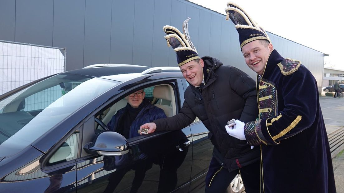 Deze man kon wel lachen om de grap