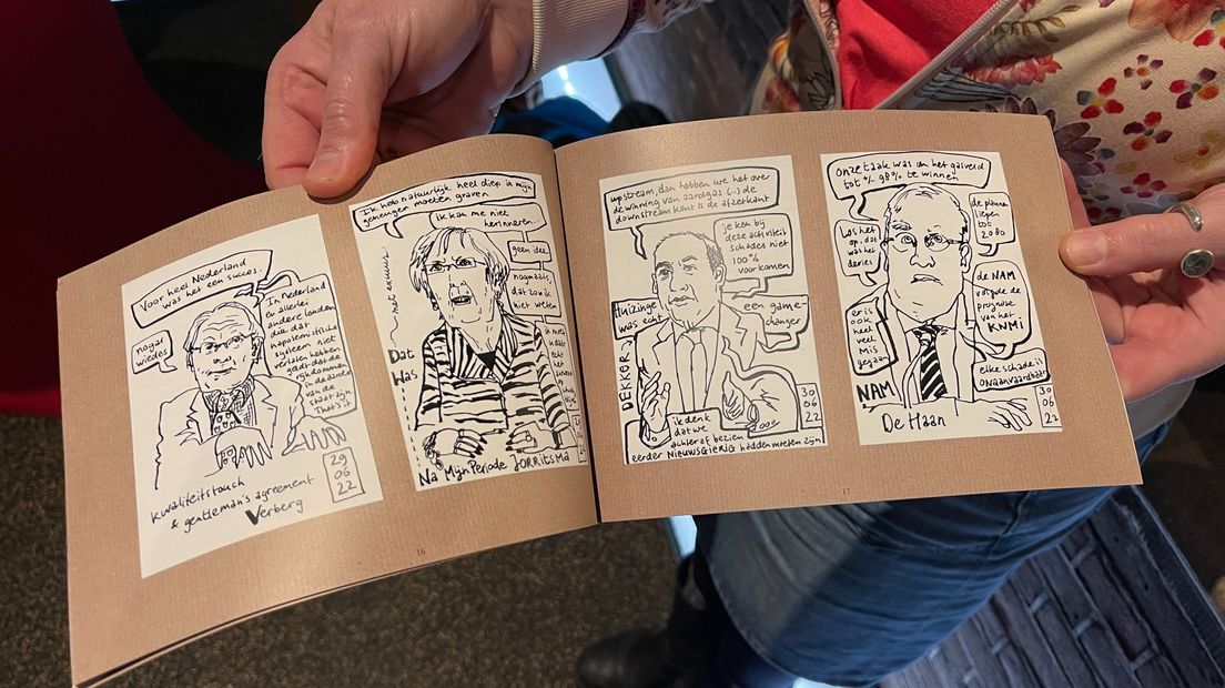 Van den Broek laat 'kladjes' zien