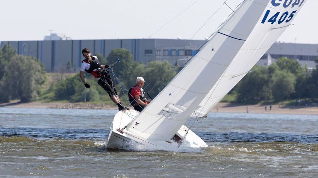 Zeilen op de Rijn tijdens de Rheinwoche