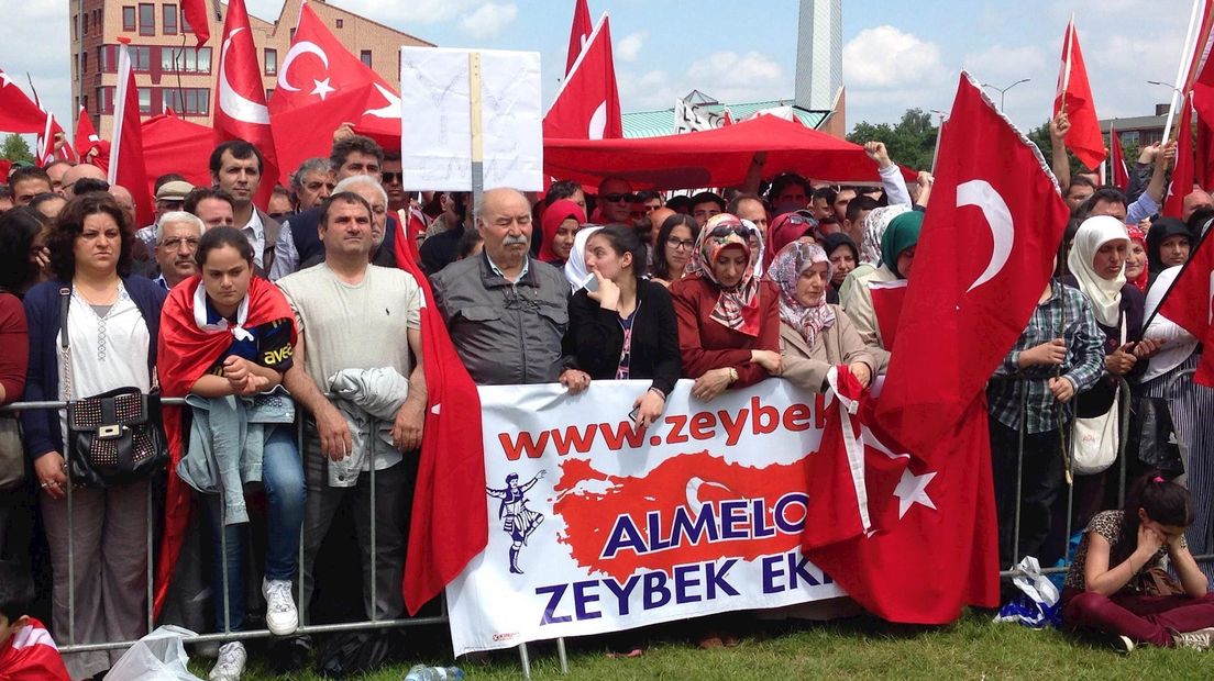 Turks protest in Almelo