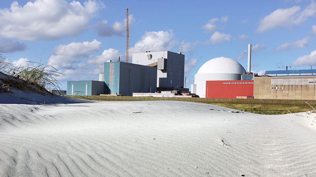 De plek in Borssele waar kernenergie wordt opgewekt.