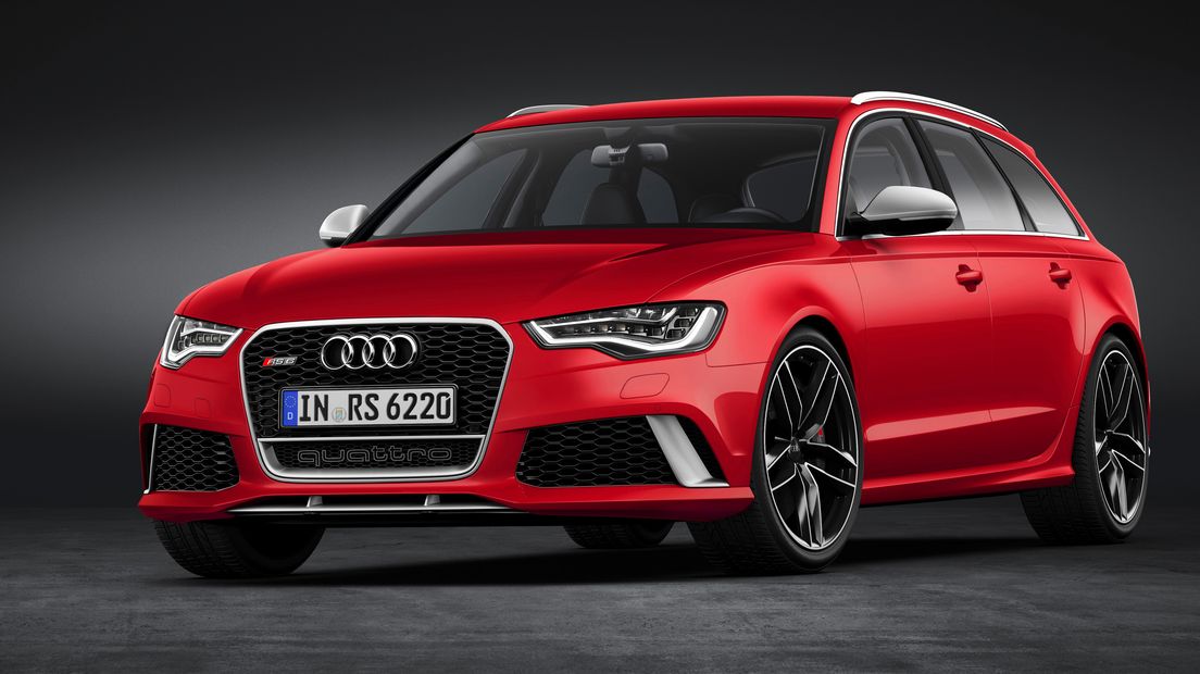 De auto die de politie tot stoppen dwong was een Audi RS6