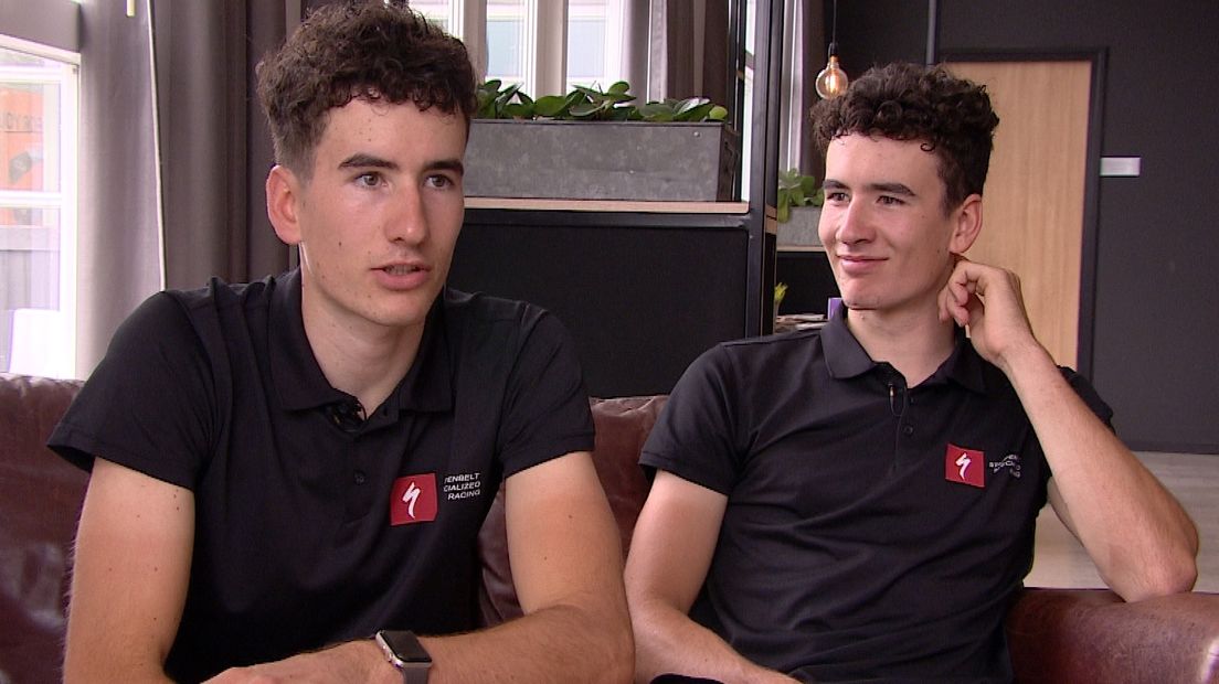 Tim (links) en Mick van Dijke
