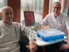 Peter Melsen (65) loopt sinds kort rond met het hart van een overleden donor