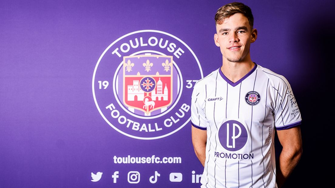 Thijs Dallinga komt komend seizoen in actie voor Toulouse FC