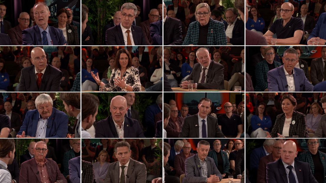 Collage lijsttrekkers Provinciale Statenverkiezingen 2023