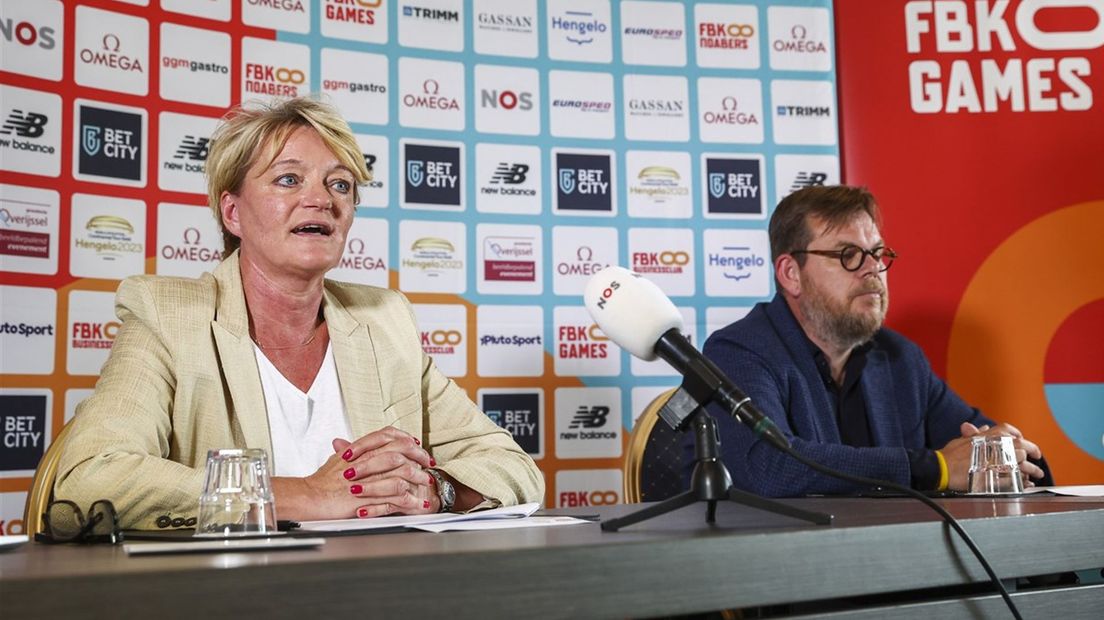 FBK Games-directeuren Ellen van Langen en Hans Kloosterman